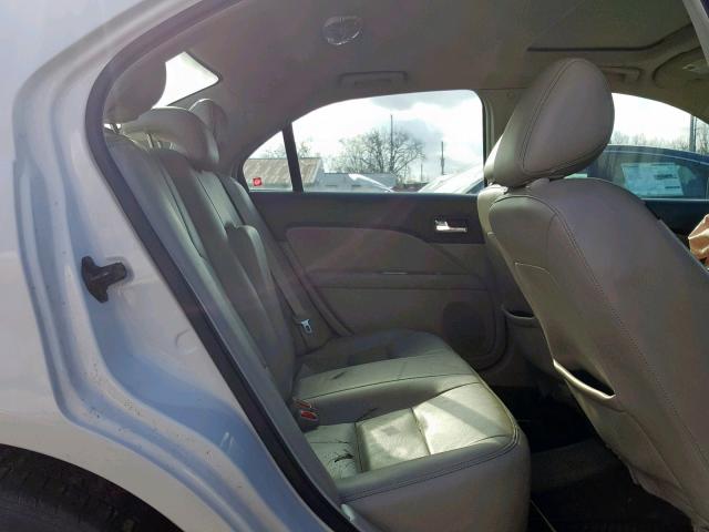 3FAHP0JA8CR191666 - 2012 FORD FUSION SEL WHITE photo 6