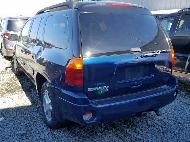 1GKET16S746129128 - 2004 GMC ENVOY XL BLUE photo 3