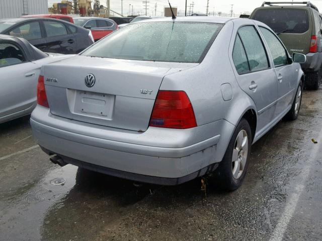 3VWSE69M83M020451 - 2003 VOLKSWAGEN JETTA GLS SILVER photo 4