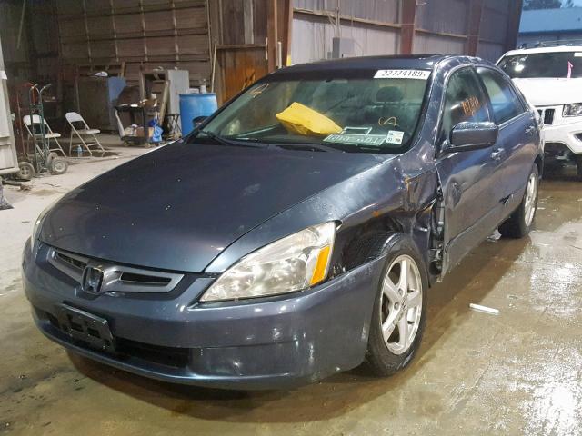 JHMCM56683C011534 - 2003 HONDA ACCORD EX BLUE photo 2