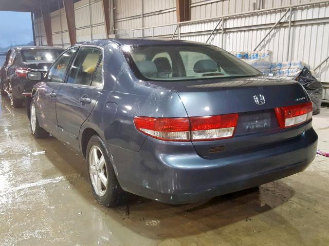 JHMCM56683C011534 - 2003 HONDA ACCORD EX BLUE photo 3