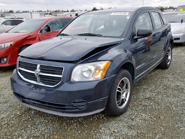 1B3HB48B97D576619 - 2007 DODGE CALIBER SX BLUE photo 2