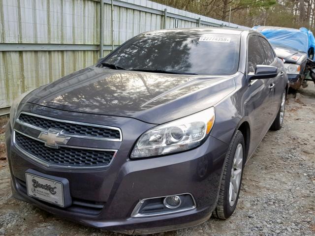 1G11F5RR3DF102342 - 2013 CHEVROLET MALIBU ECO GRAY photo 2