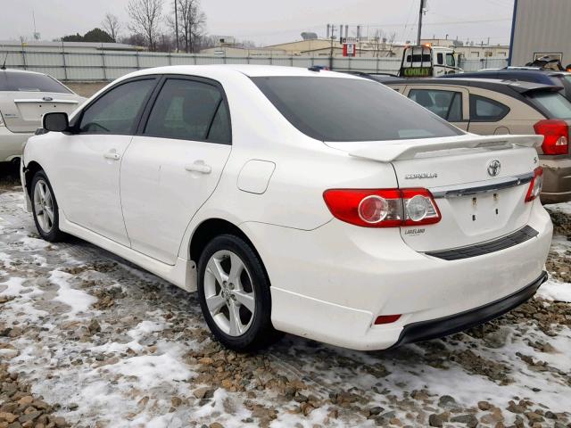 2T1BU4EE2BC739873 - 2011 TOYOTA COROLLA BA 白色 照片 3