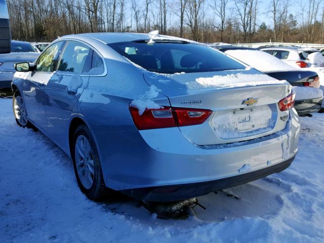 1G1ZE5ST0HF193846 - 2017 CHEVROLET MALIBU LT BLUE photo 3