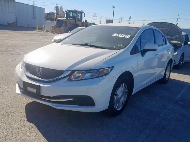 2HGFB2F67FH536817 - 2015 HONDA CIVIC HF WHITE photo 2