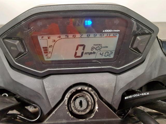 MLHNC5216G5200259 - 2016 HONDA CB300 F BLACK photo 7