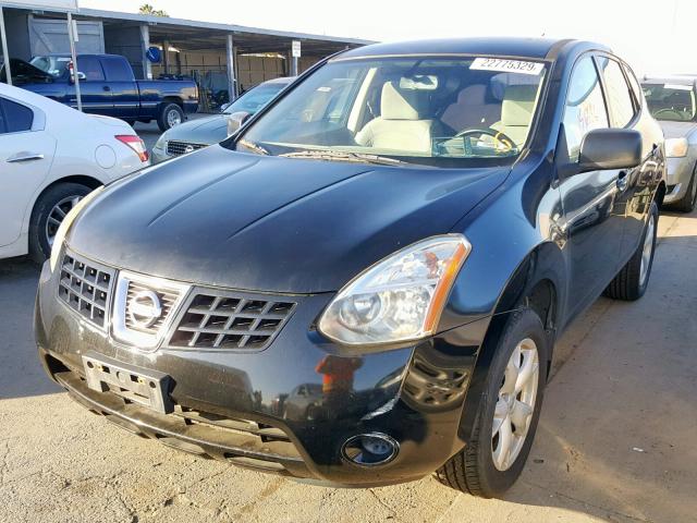 JN8AS58V08W105548 - 2008 NISSAN ROGUE S BLACK photo 2