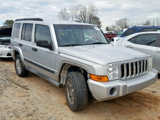1J8HH48K06C219887 - 2006 JEEP COMMANDER Gümüş foto 1