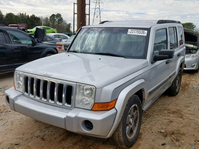 1J8HH48K06C219887 - 2006 JEEP COMMANDER Gümüş foto 2