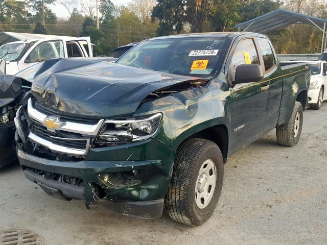 1GCHTAEA5F1148102 - 2015 CHEVROLET COLORADO GREEN photo 2