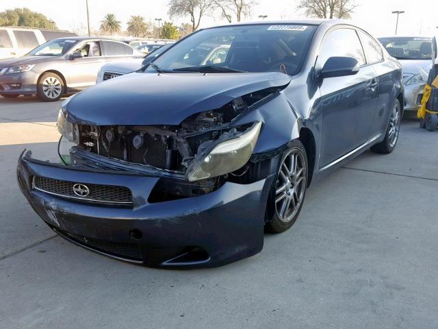 JTKDE167570183282 - 2007 TOYOTA SCION TC CHARCOAL photo 2