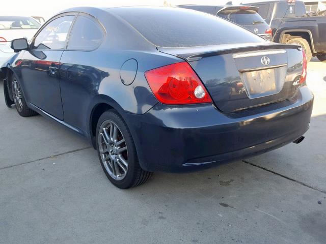 JTKDE167570183282 - 2007 TOYOTA SCION TC CHARCOAL photo 3