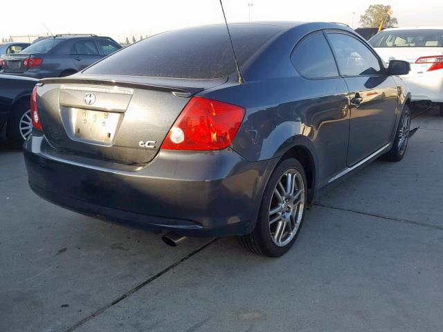 JTKDE167570183282 - 2007 TOYOTA SCION TC CHARCOAL photo 4