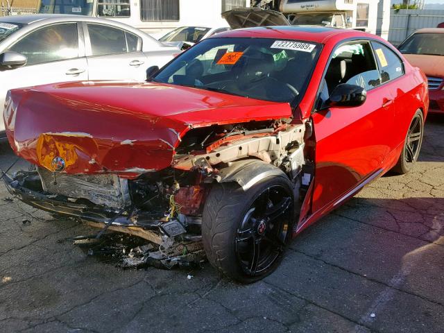 WBAKG1C55BE617544 - 2011 BMW 335 IS RED photo 2