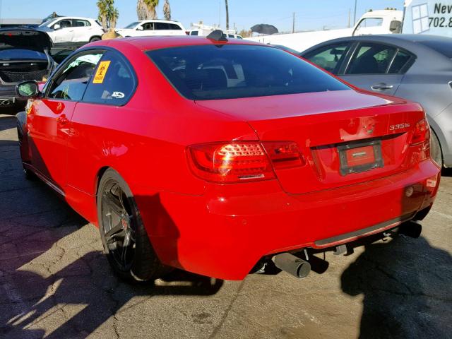 WBAKG1C55BE617544 - 2011 BMW 335 IS RED photo 3