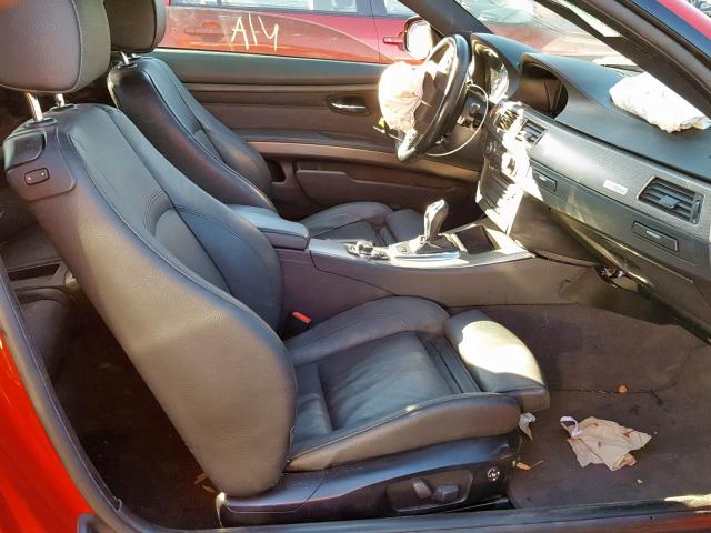 WBAKG1C55BE617544 - 2011 BMW 335 IS RED photo 5