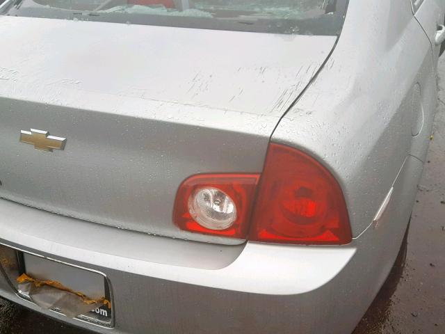 1G1ZB5EB1AF234650 - 2010 CHEVROLET MALIBU LS SILVER photo 10