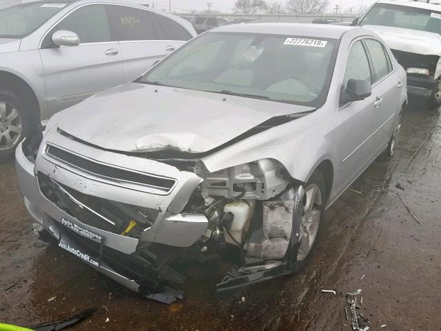 1G1ZB5EB1AF234650 - 2010 CHEVROLET MALIBU LS SILVER photo 2