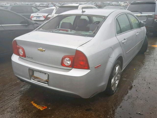 1G1ZB5EB1AF234650 - 2010 CHEVROLET MALIBU LS SILVER photo 4