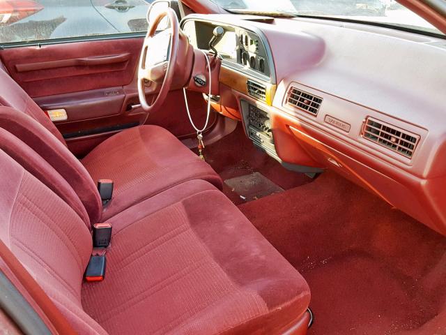 1FACP57U8LG264051 - 1990 FORD TAURUS GL BURGUNDY photo 5