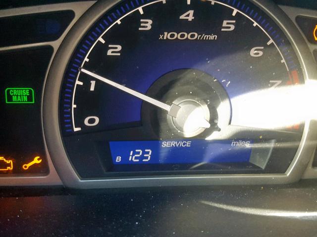 2HGFA16579H532131 - 2009 HONDA CIVIC LX 灰色 照片 8