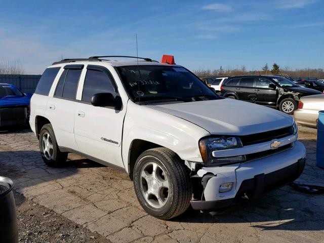 1GNDT13S742331865 - 2004 CHEVROLET TRAILBLAZE WHITE photo 1