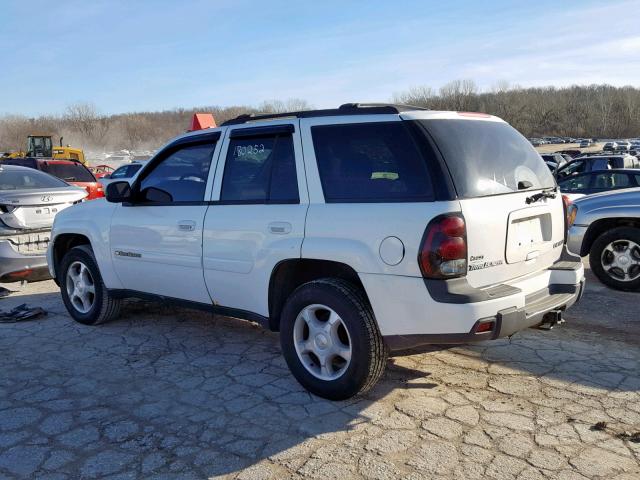 1GNDT13S742331865 - 2004 CHEVROLET TRAILBLAZE WHITE photo 3