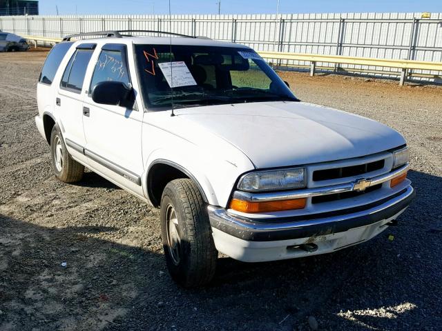 1GNDT13W512215093 - 2001 CHEVROLET BLAZER WHITE photo 1