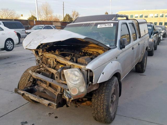 1N6MD29Y52C374368 - 2002 NISSAN FRONTIER C SILVER photo 2