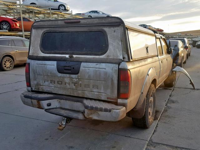 1N6MD29Y52C374368 - 2002 NISSAN FRONTIER C SILVER photo 4