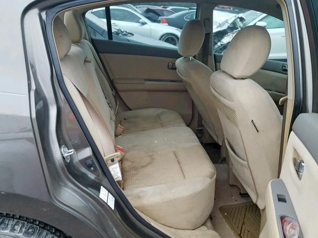 3N1AB61EX7L632130 - 2007 NISSAN SENTRA BROWN photo 6