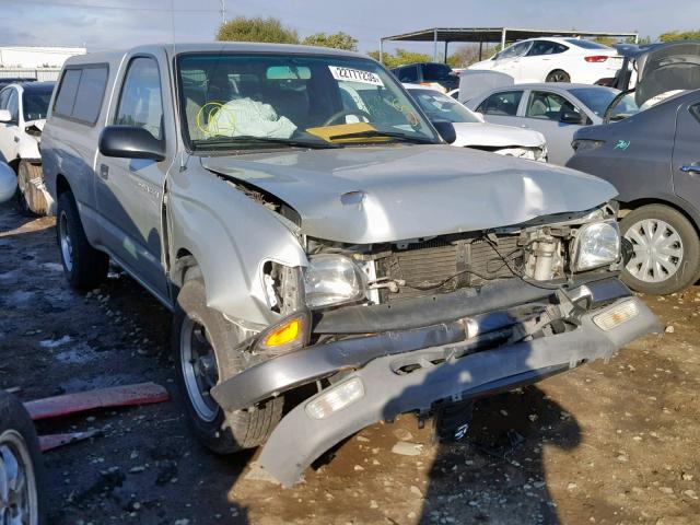 5TENL42N43Z176082 - 2003 TOYOTA TACOMA SILVER photo 1