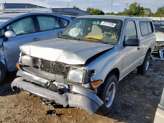 5TENL42N43Z176082 - 2003 TOYOTA TACOMA SILVER photo 2