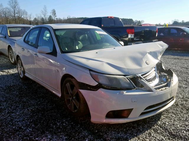 YS3FB49YX91004061 - 2009 SAAB 9-3 2.0T WHITE photo 1