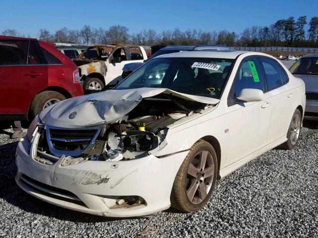 YS3FB49YX91004061 - 2009 SAAB 9-3 2.0T WHITE photo 2