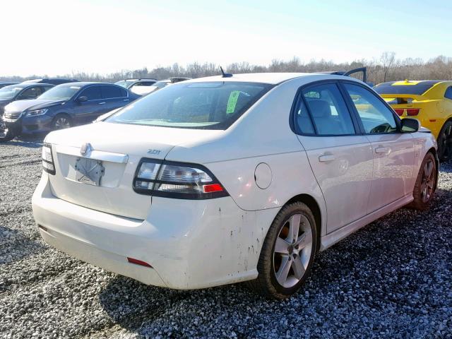 YS3FB49YX91004061 - 2009 SAAB 9-3 2.0T WHITE photo 4