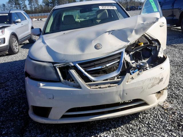 YS3FB49YX91004061 - 2009 SAAB 9-3 2.0T WHITE photo 7