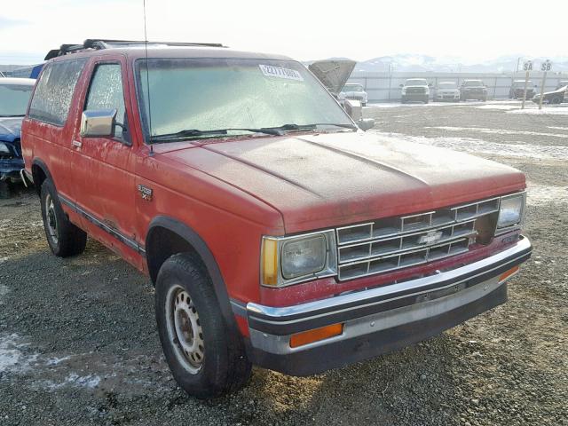 1G8CT18B3F8123845 - 1985 CHEVROLET BLAZER S10 RED photo 1