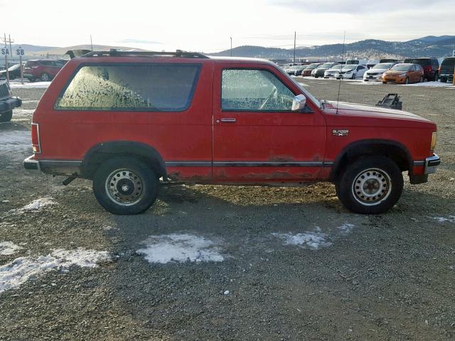 1G8CT18B3F8123845 - 1985 CHEVROLET BLAZER S10 RED photo 9