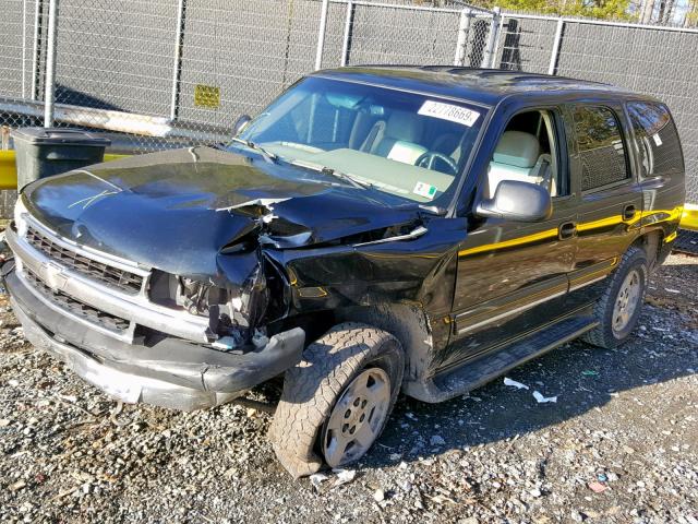 1GNEK13T91J316513 - 2001 CHEVROLET TAHOE K150 黑色 照片 2