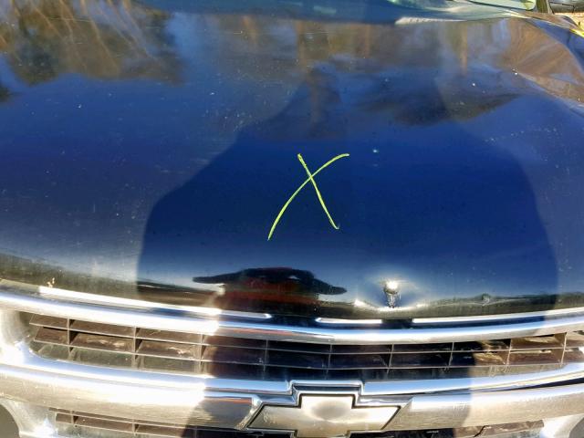 1GNEK13T91J316513 - 2001 CHEVROLET TAHOE K150 黑色 照片 7