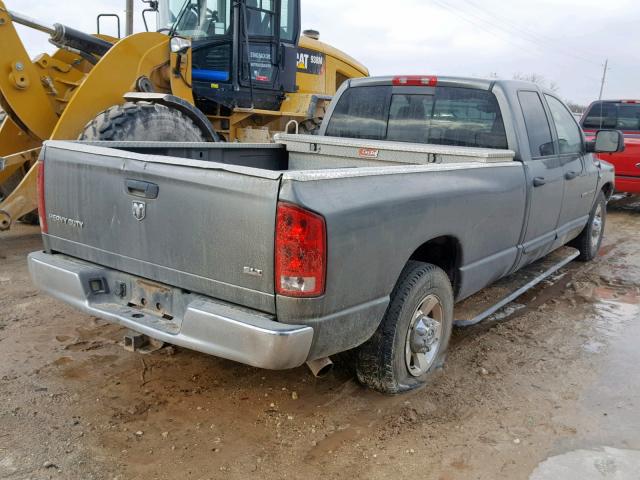 3D7KR28C86G111933 - 2006 DODGE RAM 2500 S GRAY photo 4