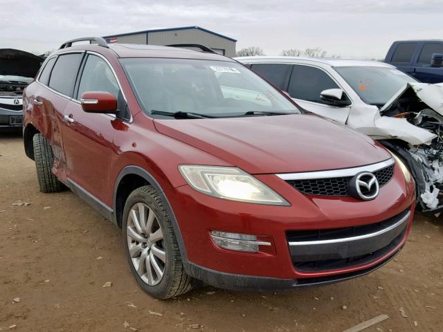 JM3TB38A990177947 - 2009 MAZDA CX-9 MAROON photo 1