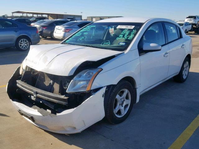 3N1AB61E58L614216 - 2008 NISSAN SENTRA 2.0 WHITE photo 2