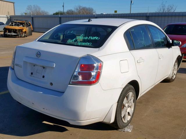 3N1AB61E58L614216 - 2008 NISSAN SENTRA 2.0 WHITE photo 4