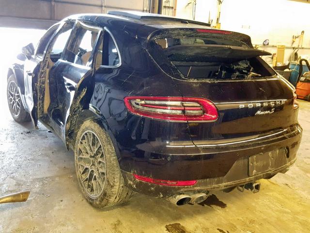 WP1AB2A59HLB17010 - 2017 PORSCHE MACAN S BLACK photo 3