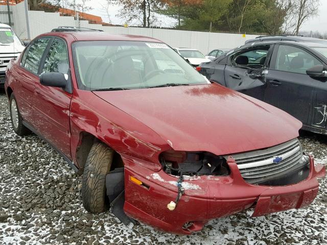 1G1ND52F84M654843 - 2004 CHEVROLET CLASSIC BURGUNDY photo 1