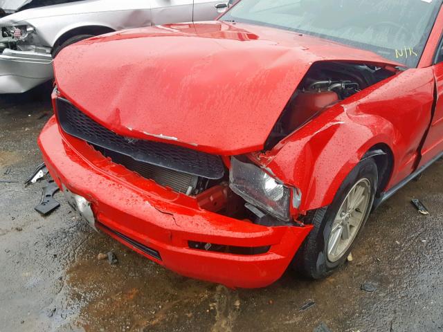 1ZVFT84N065199162 - 2006 FORD MUSTANG RED photo 9