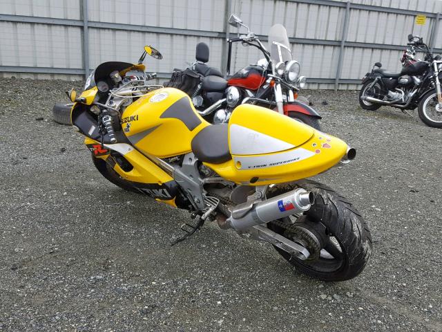 JS1VT52A022100603 - 2002 SUZUKI TL1000 R YELLOW photo 3